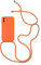 Jacyren Handykette kompatibel mit iPhone 8/7/ SE (2020), Hülle iPhone 7 mit Umhängeband Silikon Handyhülle Case mit Kette zum umhängen, Necklace Hülle mit Band Schutzhülle für iPhone 7, Orange