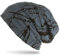 stylx Beanie Mütze mit Splat Style Farbklecks Muster im Used Look Vintage Design, Slouch Longbeanie, Unisex (B04)