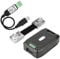 Jeanoko PZEM-017 DC-Kommunikationsbox RS485-Schnittstelle Modbus 0-300V 300A Shunt USB-Kabel Spannung Strom Strom Energieverbrauchsmesser