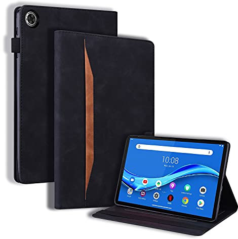 Auslbin Coque Lenovo M10 FHD Plus 10.3 Pouces Étui avec Fonction Support et Sommeil/Réveil Auto Case Housse de Protection Tablette pour Lenovo M10 Plus TB-X606X/X606F(2020),Noir