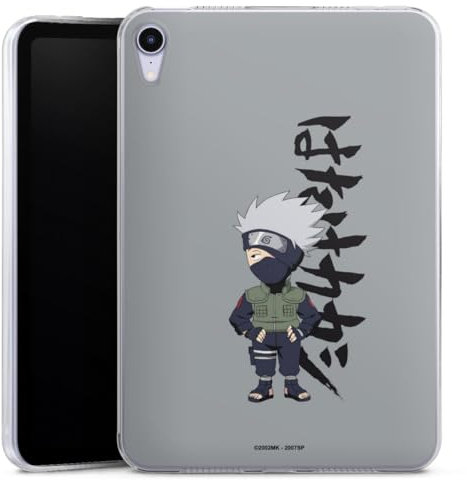 DeinDesign Coque en Silicone Compatible avec Apple Apple iPad Mini 6. (2021) Coque Coque pour Tablette Produit sous Licence Officielle Naruto Shippuden Kakashi