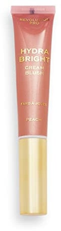 Revolution Pro, Hydra Bright Cream Blusher, Enthält Hyaluronsäure & Vitamin E, taufrisches Finish, leichte Formel, Peach, 12ml