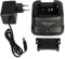 vhbw Dual-Ladegerät kompatibel mit Icom IC-A24, IC-F11, IC-A6, IC-A6E, IC-A24E Funkgerät-Akkus - Ladestation + Netzteil