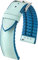 HIRSCH Uhren-Band Lindsey M - modisches Premium-Lederband für Deine Armbanduhr - Hellblau - 18 mm