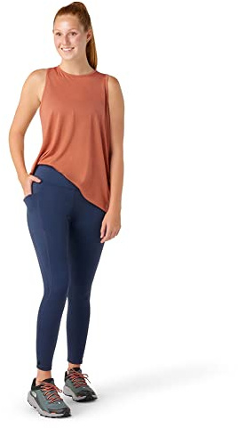 Smartwool Women's Active Merino Wool Legging � High Rise Tights (Slim Fit), Deep Navy, X-Large