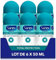 SANEX - Déodorant Anti-Transpirant Bille Dermo Total Protection - Anti-Transpiration & Odeurs 48h - Des Ingrédients Nourrissants - Testé Dermatologiquement - Lot De 6 x 50 ml