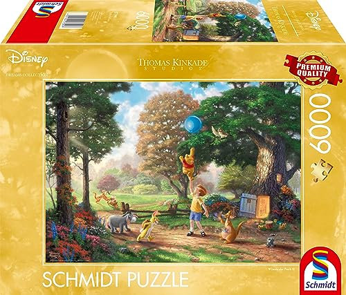 Schmidt Spiele 57399 Thomas Kinkade, Disney, Winnie The Pooh II, 6000 Teile Puzzle