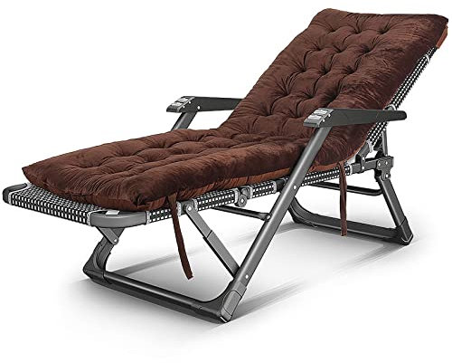 Zero Gravity Loungesessel, Gartenstühle, gepolstert, Zero Gravity Loungesessel, Terrasse, verstellbare Liege mit abnehmbarem Polster für Hof, Veranda – Rollmassage-Armlehne, Loungesessel (Farbe: