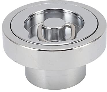 Glomora Runder Duschablauf aus Edelstahl, Schnell Entleerender Bodenablauf Für Schwimmbad – G1-1/2-Ablaufstopfen Für Duschen