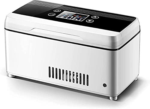 Frigorifero Portatile per farmaci, Mini Frigorifero per medicinali, Scatola refrigerata per Dispositivo di Raffreddamento per insulina, Custodia per medicinali 0-18 ℃ Custodia refrigerata Regolabile
