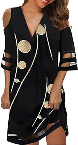 Robe Femme Enceinte Col V Robe Tunique Elegant Fête Cocktail Mini Shirt Robe D'été Robe De Plage d'honneur Mariage Fête Aniversaire Robe Sexy Femme