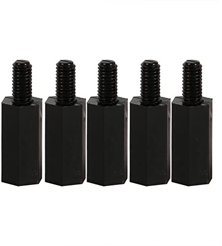 100 Stück Nylon-Sechskant-Abstandshalter, M2 M3 M4 Kunststoff-Nylon-Sechskant-Außensechskant-Abstandshalter, Rundkopf-Schraubenmutter-Komponenten Zum Befestigen Und Verbinden