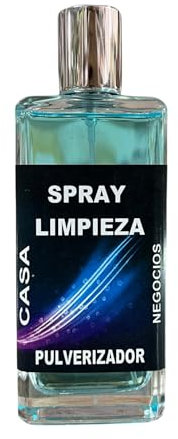 Ambientador de Limpieza Energética para Limpiar y Purificar (100ml) | Pulverizador en Frasco de Cristal para Casa o Negocio Eficaz para Eliminar Malas Energías y Atraer Buenas Vibras.