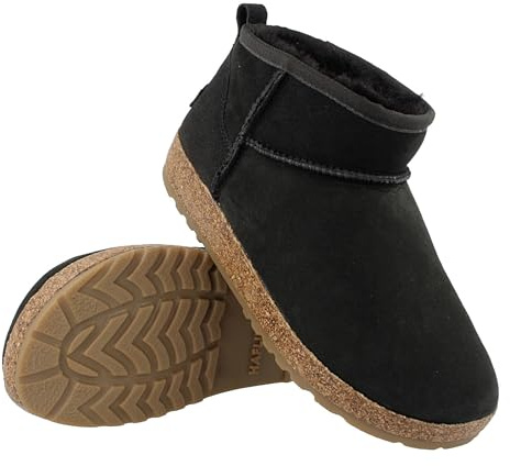 HAFLINGER Lammfell Leder Boots Aino Elsa Outdoor Stiefel unisex