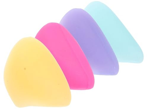 SECFOU 4 Stück Flöten Fingerauflage Silikon Daumenstütze Fingerschutz für Klarinette Altflöte Saxophon Langlebig und Bequem Instrumentenzubehör