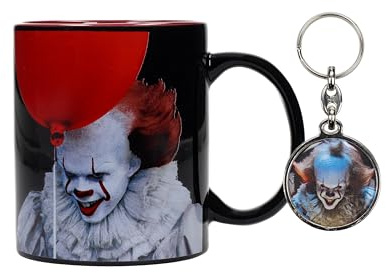 SD TOYS - Tasse Pennywise + Schlüsselanhänger aus Metall IT