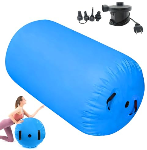Générique À Air – Gonflable | Entraîneur De Ressorts Arrière avec Pompe, Air Spot Tumble, Tapis De Piste Backbend Trainer | Roller Gymnastics Barrrel Tumbling - Pratique De L'équilibre, Yoga, C