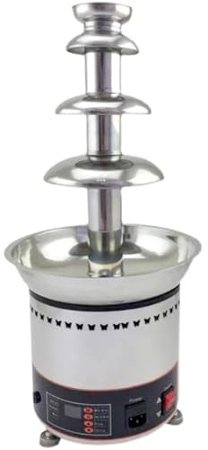 Commercial Chocolate Fondue Fountain Machine with Adjustable Temperature, 5-Tier Design for Parties, Weddings, and Events