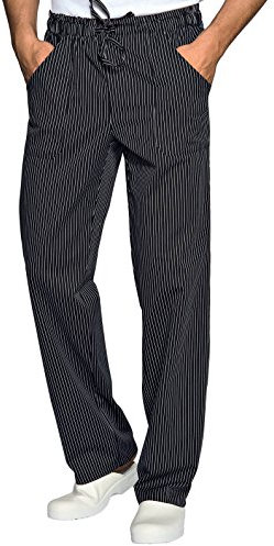 isacco – pantalón con elástico Viena Negro, Viena, M, 65% Poliéster, 35% Algodón, G/m2