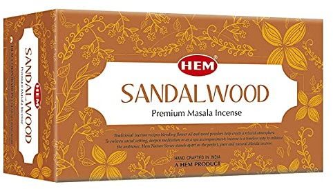 HEM Sandelholz Masala Räucherstäbchen 12 Packung