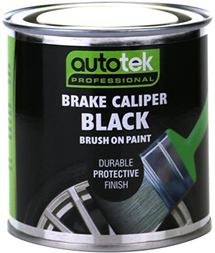 Autotek ATOOCALBK250 Brush On Brake Calliper Paint, Black, 250 ml