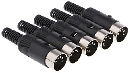5 x 5 Polig DIN Stecker Stereo Stecker für Audio Kabel