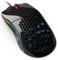 Glorious Gaming Model O- (Pequeño) Ratón gaming con cable - 58 g superligero, diseño colmena, RGB, sensor Pixart 3360, ambidiestro, switches de Omron - Negro brillante