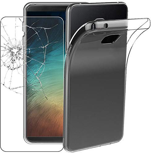 ebestStar - Coque pour Huawei P30 Lite (2019), Etui Protection Silicone Transparent Antichoc, Souple Slim, Transparent + Verre Trempé