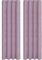 PiccoCasa Window Curtain Panel Grommet Top Solid Blackout Curtains Room Darkening Thermal Insulated Curtain Drape for Living Room Curtains, 2 Panels Lilac 52 x 95 Inch