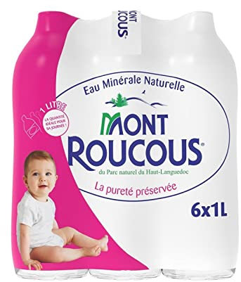MONT ROUCOUS - Eau Minérale 6X1L - Vendu Par Unité