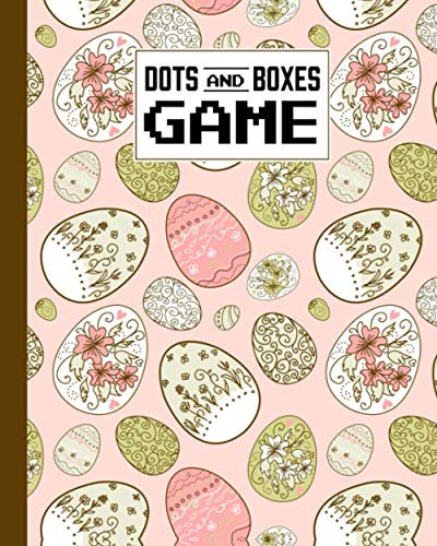 Dots And Boxes Game: Eggs Dots And Boxes Game, A Classic Strategy Game - Large and Small Playing Squares - Big Book, Dot to Dot Grid, Game of Dots, ... Line, Pigs in a Pen, 120 Pages, size 8 x 10