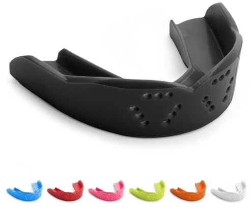 SISU 3D Mouthguard | Gum Shield for Rugby, Boxing, Hockey | Mouthguard for Adults | Boil and Bite Mouth Guard | Mouldable Gumshield for Braces | Mens Sports Protection