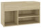 vidaXL Schuhbank Sitzbank Bank Sitztruhe Schuhschrank Schuhablage Schuhregal Schuhaufbewahrung Schuhständer Sonoma-Eiche 80x30x45cm Holzwerkstoff