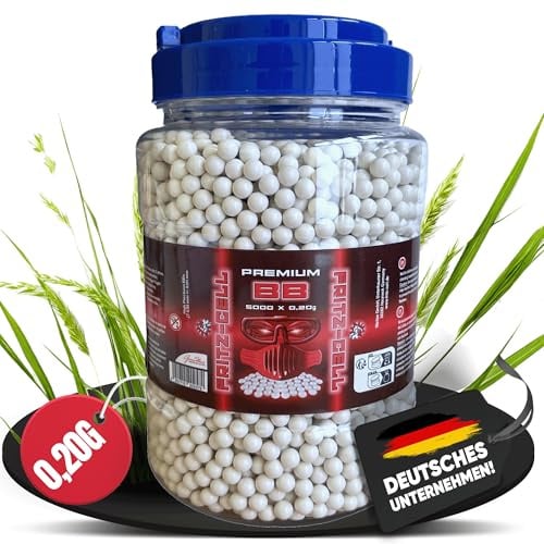 Fritz-Cell Airsoft BBS Softair Premium Kugeln 6 mm 0,20g – 5000 Stück