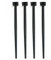 Frederimo 4 Stück Hairpin Legs,72cm Höhe Schräg Konisch Möbelfüße Tischbeine Haarnadel, DIY Möbel Tischbeine,Metall Sofafuss mit Kunststoffgummikopf, für Couchtisch, Esstisch, Schreibtisch