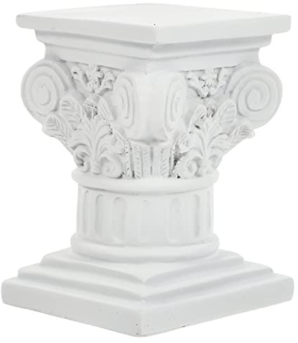 HOMSFOU Resin Greek Statue ?e R?mische S?ulen Griechische S?ulen Harzdekorationen für Wohnkultur Statue Innenr?ume im Freien Moderne Hochzeitstisch Dekoration Ornament S Roman Column Decoration