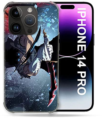 Cokitec Schutzhülle für iPhone 14 Pro (6.1), Manga Solo Leveling Sung Pee