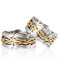 Silber Ehering Sets 925 Sterling Silber Paar passende Ehering Set Personalisierte Mann und Frau Silber Ehering Set