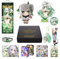 Genshin Impact Merch Box inkl. 11 Geschenk, Alle 5 Stars Charaktere Plush Poster Stand Figur Geschenkbox Set, Sammlung für Traveller Fans (Nahida)