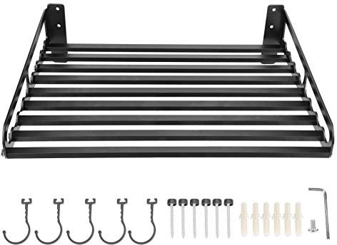 Sluffs Microwave Wall Shelf, Wall Mounted Microwave Oven Shelf Bracket Storage Rack Holder Household Kitchen Organizer(50 * 40)