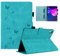 LSPCASA Coque pour Lenovo Tab P11 2nd Gen Motif Papillon Housse Tablette pour Lenovo P11 Gen 2 avec Fonction Support Étui Compatible avec Lenovo Tab P11 Gen 2 Bleu