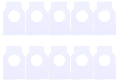 ABOOFAN 2 Juegos De Etiquetas para Marcar Botellas Etiquetas Reutilizables De PVC En De Doble Cara para Exhibición Y Gestión De Inventario 100 Unidades X 2