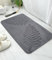 Badematte rutschfest Badezimmerteppich,Memory Foam Badezimmer Badteppich,Badvorleger Saugfähig Saugstark Waschbar,schnelltrocknende Badematte,Pflegeleichte Badematte Memoryschaum(Grau,40x60cm)