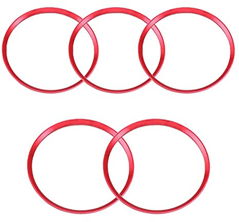 VECES Klimaanlage Air Vent Outlet Ring Abdeckung Trim Dekoration Fit for Mercedes-Benz CLA GLA A Klasse C117 W242 W246 a180 B160 Zubehör Innenleisten