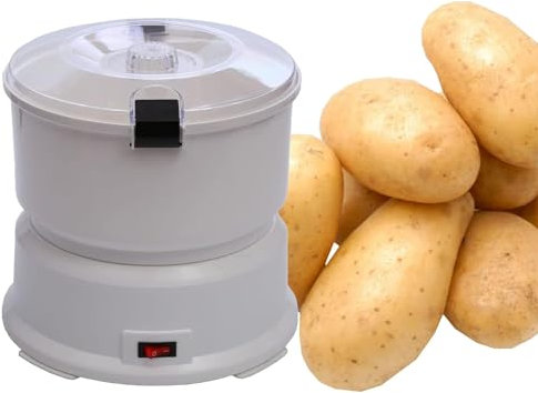 YOtat Peladora Automática De Patatas,Pelador De Patatas Eléctrico De 85 W,Lavadora De Patatas Portátil,Peladora De Patatas Multifunción para Cocina