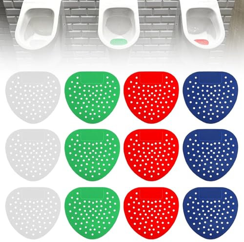 12 Stück Urinalsieb mit Duft, Urinal-Einlag, Urinalsieb Urinaleinlage Anhaltender Duft für alle Arten von Gewerblichen Einkaufszentren Wohnungen