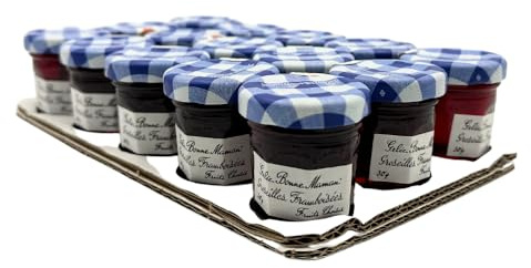 Bonne Maman Confiture de framboises et groseilles 30 g x 15