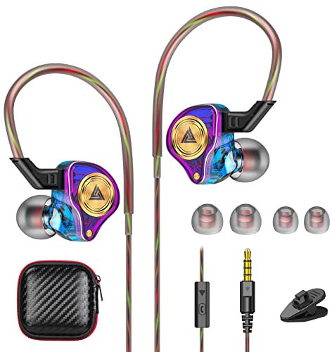 Coolden kopfhörer mit Kabel in Ear kopfhörer mit Mikrofon und Lautstärkeregler Ohrhörer 3,5 mm Klinkenstecker Earbuds Headphones für iPhone iPad Samsung Huawei Android Smartphone Laptop MP3 Players