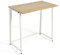 DUPI Escritorio Plegable Utility 80x50 cm – Mesa de Ordenador y Estudio para Oficina en Casa, Multifuncional con Estructura Metálica, Color Taupe