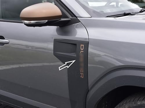 Steel Cover for 2024+ Dacia.Duster III 3 (P1310) | Insert for Letters (External) - COPPER-BROWN Style | 12 Pieces Essential Expression Journey Extreme DUSTER Tuning Accessories